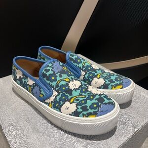 Coach Floral Slip-On Sneakers size 35.5